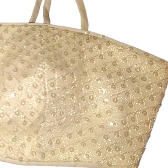 Camila Coelho Picos Crop Top in White Iridescent NWOT Size Small - Picture 4 of 4